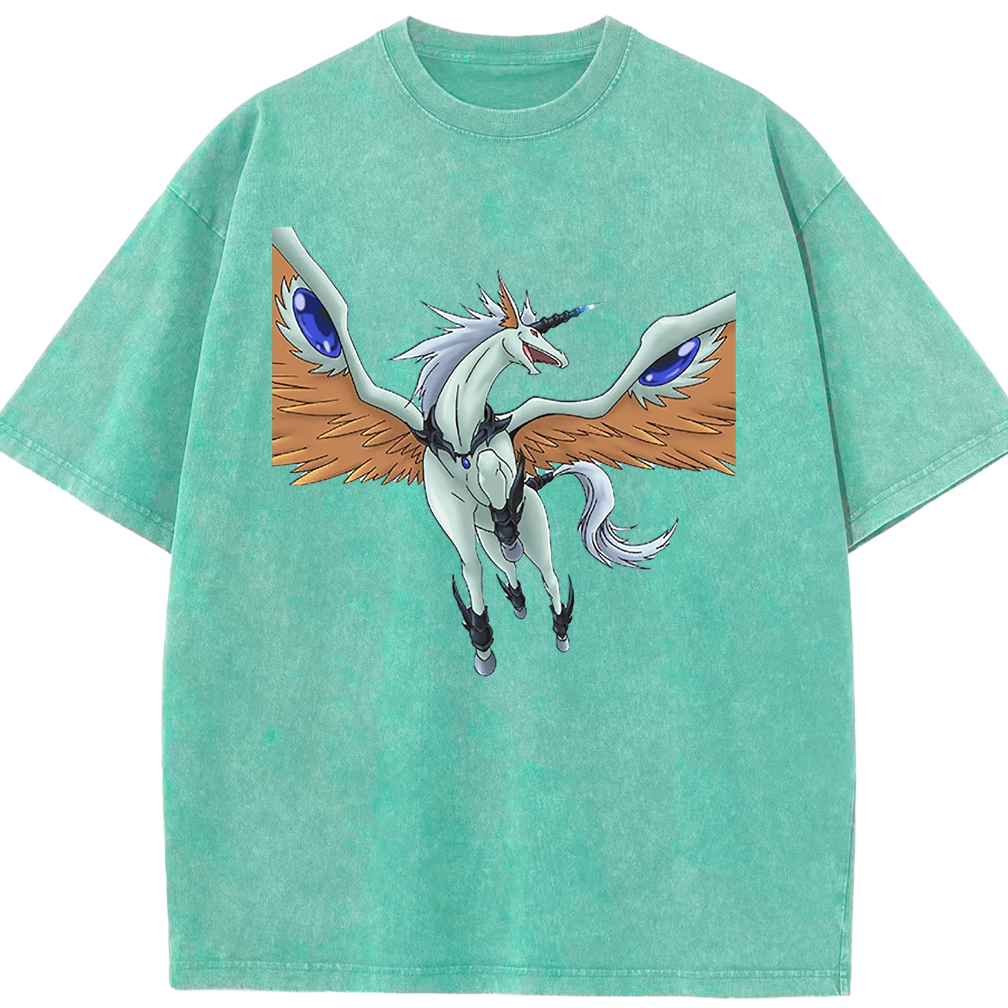 （画像用） 遊☆戯☆王 Yu-Gi-Oh! 綿100% ヴィンテージ風 半袖Tシャツ（フロントプリント）
